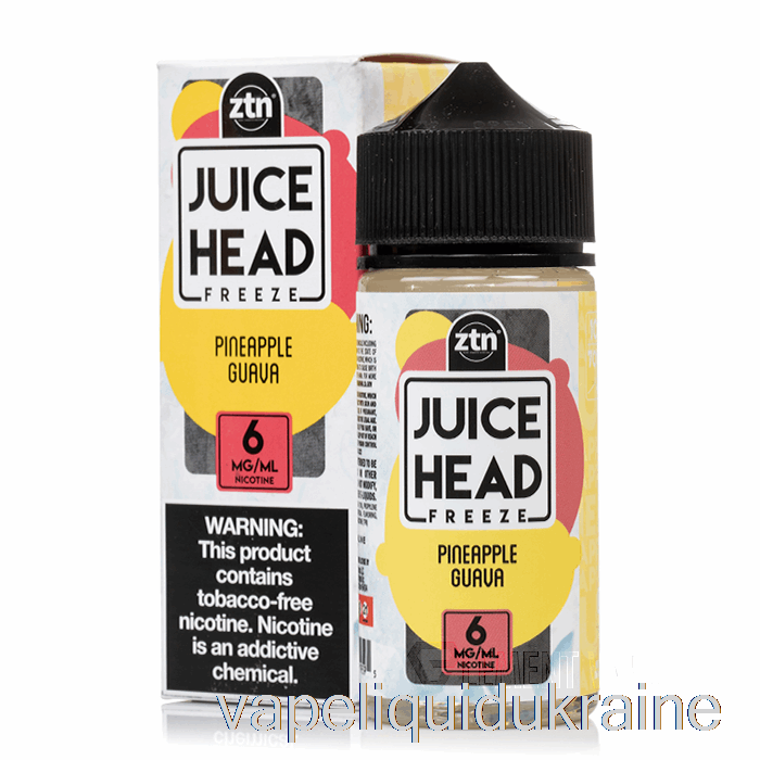 Vape Liquid Ukraine FREEZE Pineapple Guava - Juice Head - 100mL 3mg